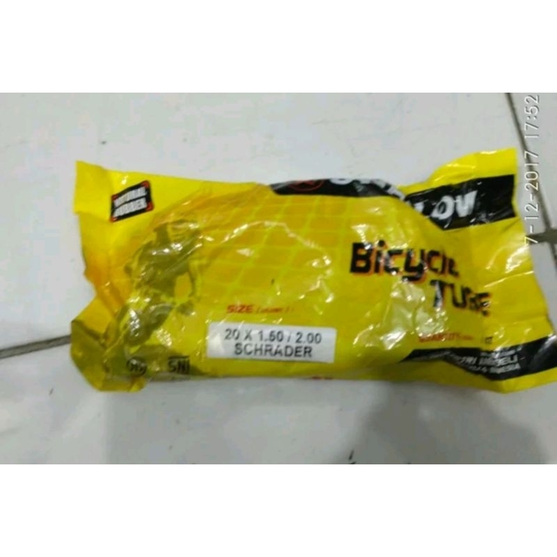 ban dalam sepeda lipat bmx 20 x 1.50 / 2.0 swallow
