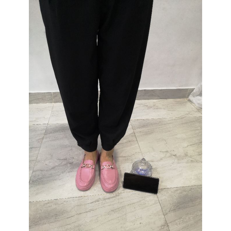 Flat Shoes High New Sepatu Import Wanita Baru Sepatu Model Flat GG &amp; CD &amp; PEARL