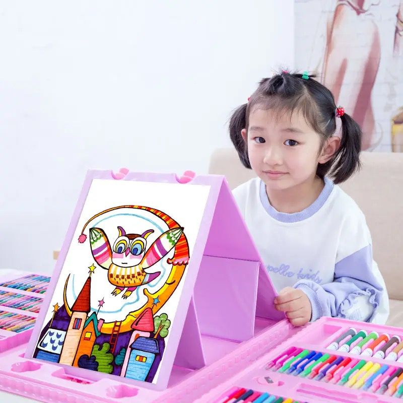 GROSIR ALAT LUKIS CRAYON KRAYON 208PCS