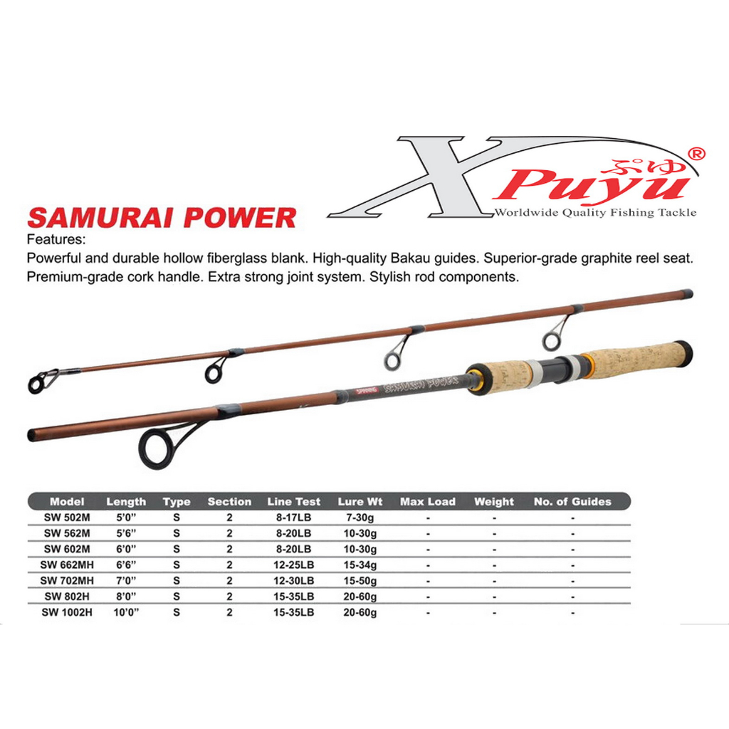 Joran Spinning Xpuyu SAMURAI POWER