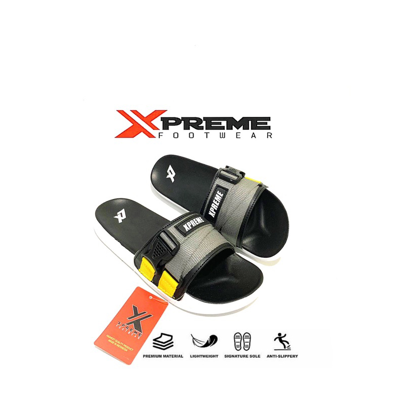 Sandal Selop Pria Distro Webing XPREME FOOTWEAR original brand lokal indonesia - sandal distro pria wanita- sandal slide kekinian