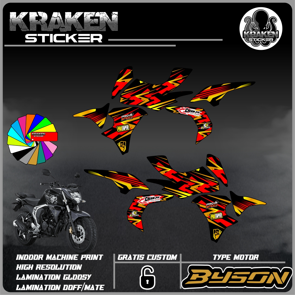 STRIPING STICKER BYSON FI STIKER BYSON FI NEW STICKER LIS LIST BYSON FI CODE 10