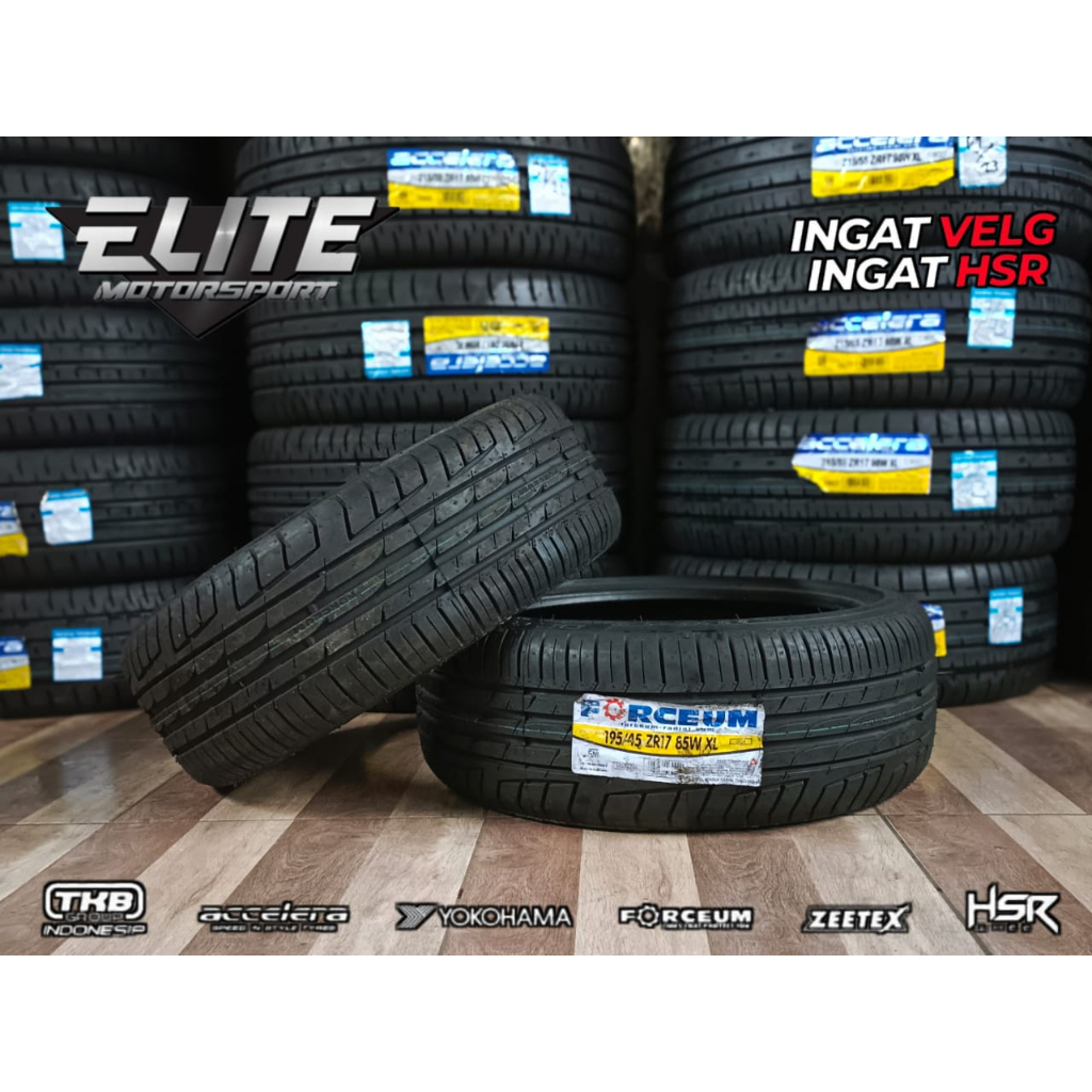 Ban Tubles Forceum Octa Ukuran 195 45 R17 Ban Mobil Brio Agya Ayla Calya