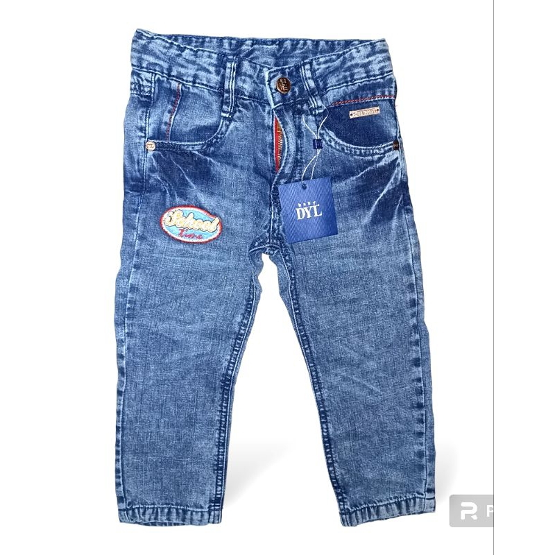 BABY DYL KIDS ICON Celana jeans panjang anak laki-laki usia 3t