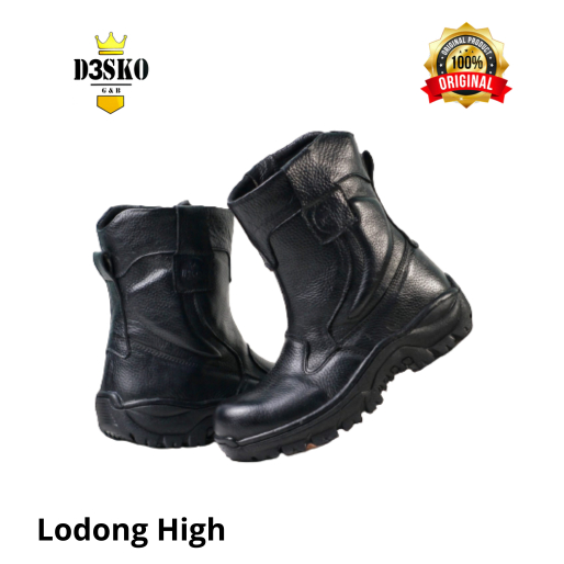 SEPATU BOOT PRIA Kerja Lapangan proyek fashion tracking naik gunung naik motor gaul trendy nongkrong
