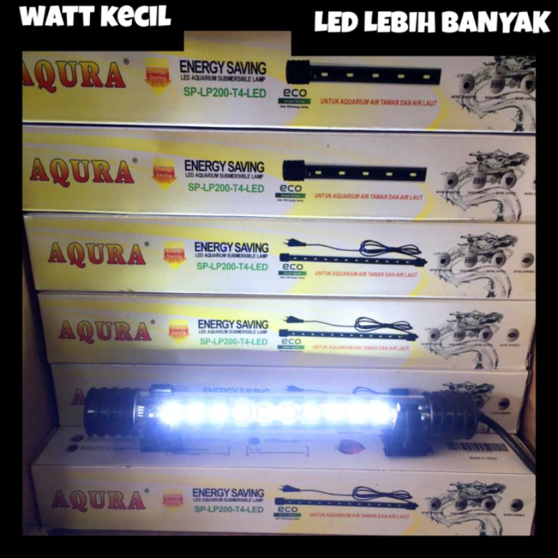 lampu celup 20 cm putih rgb biruputih rgb T4 LP200