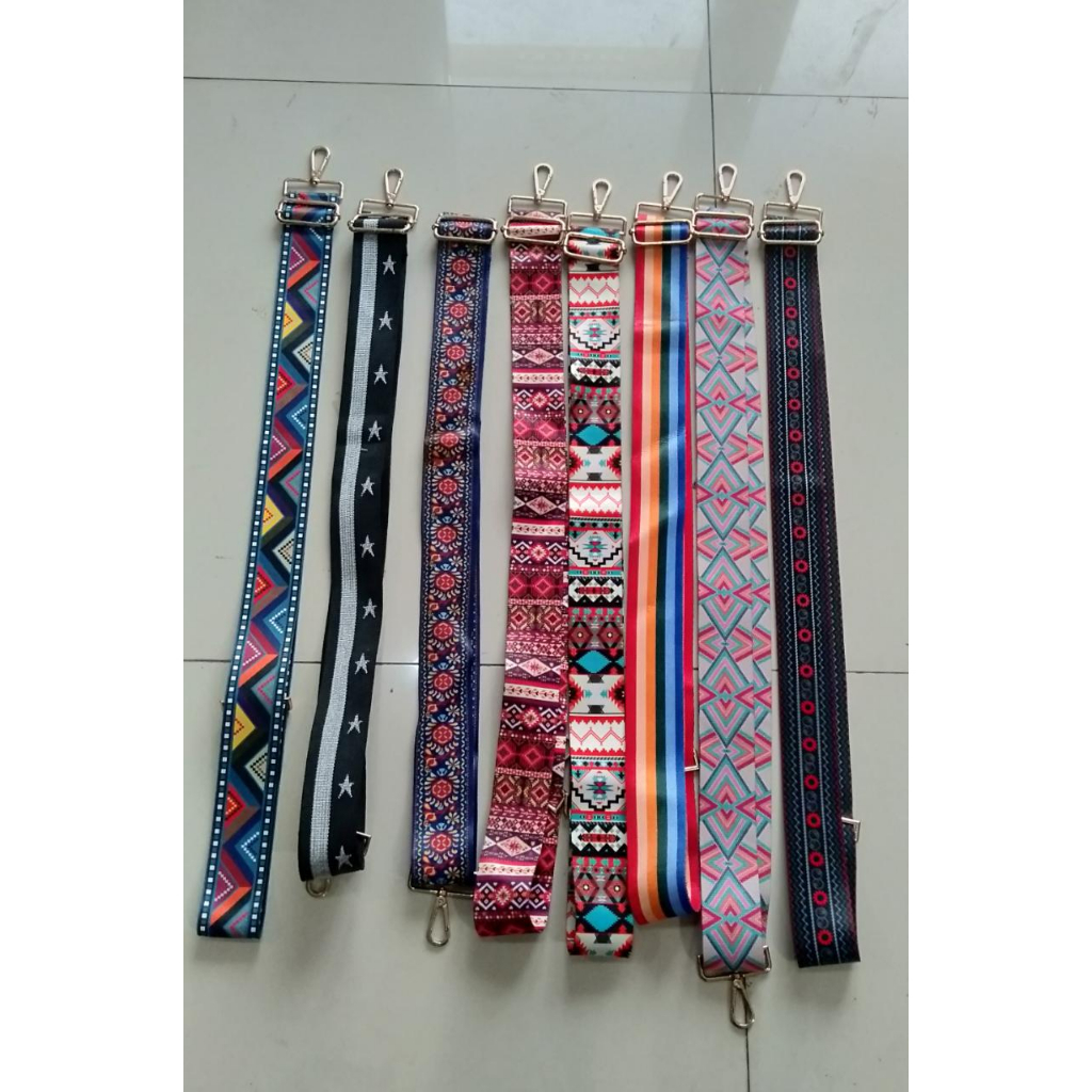 (PGBAGS) LONG STRAP MULTICOLOUR / STRAP FOR BAG (DIKIRIM RANDOM) PREMIUM#163029