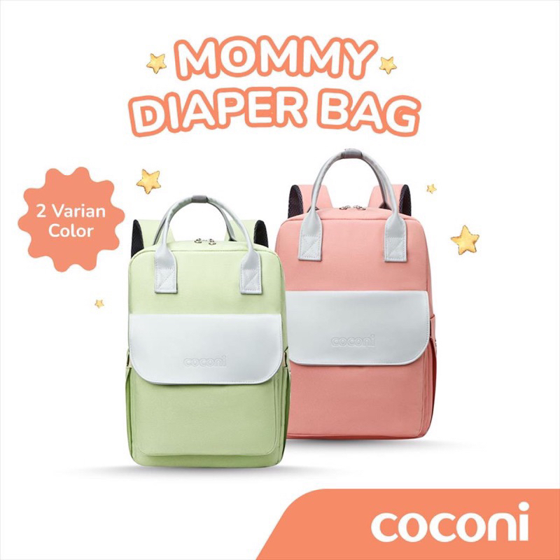 Coconi Mommy Diaper Bag Ransel / Tas Popok Perlengkapan Bayi