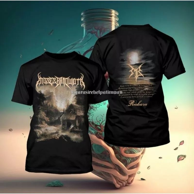 T-shirts Moses bandwith  rahara x garasi rebel distro kaos event metal original