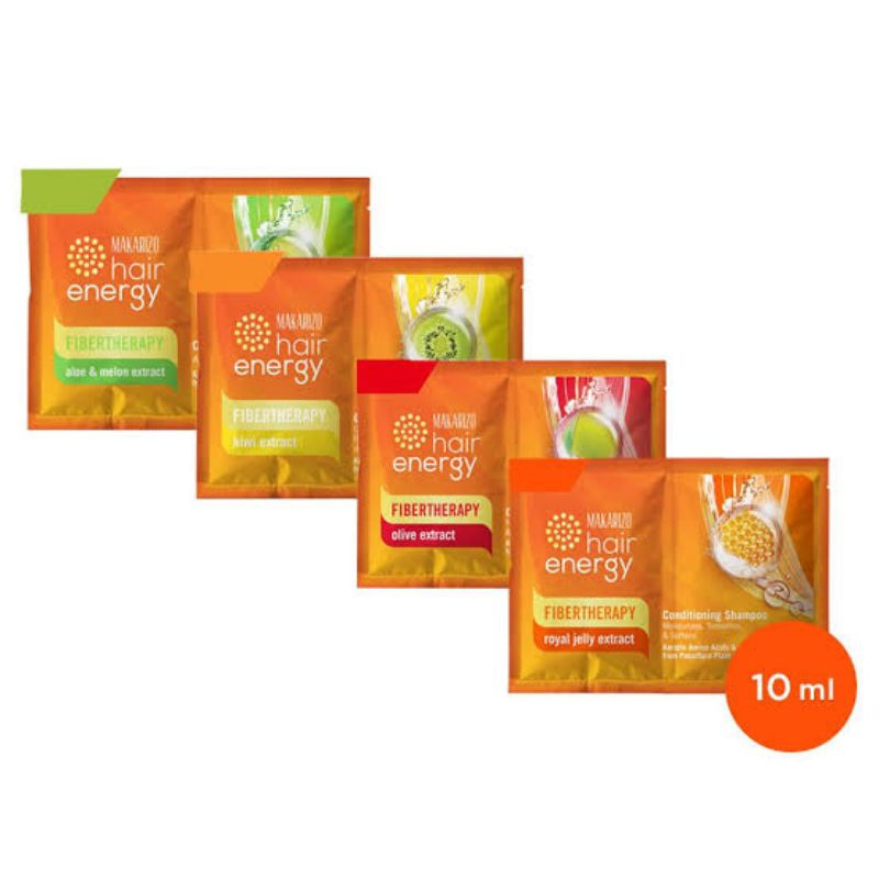 1 RENTENG 12PCS x 9ml Shampoo Makarizo Sachet