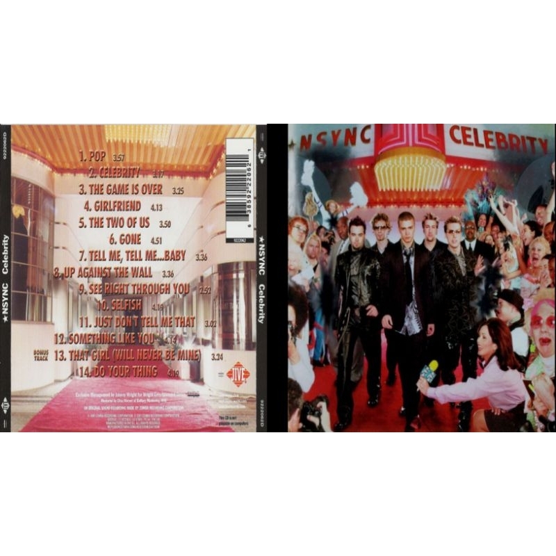 Nsync celebrity cd album 2001