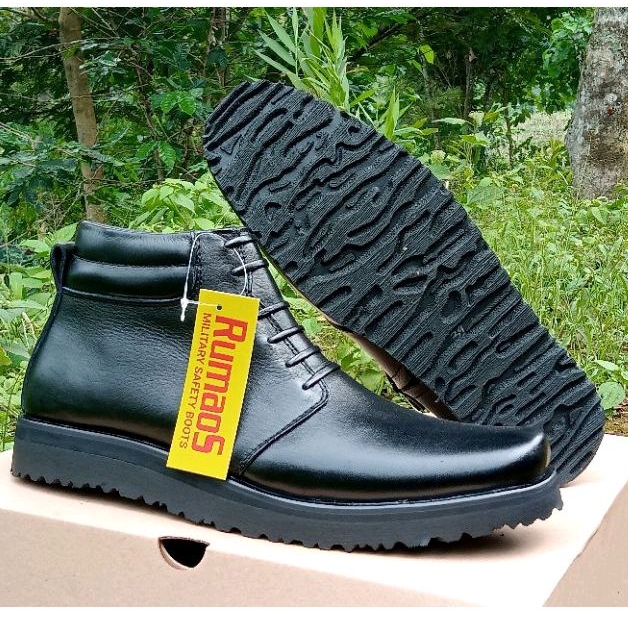 SEPATU boots pria PDH DINAS KANTORAN formal SOL DATAR