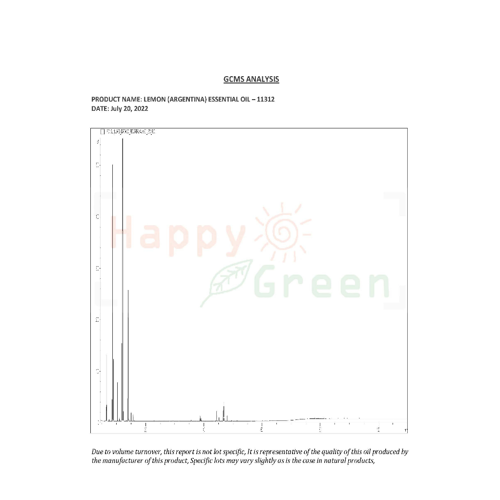 BPOM Happy Green Lemon Essential Oil - Minyak Atsiri Jeruk Lemon 100% Pure Murni Garansi Uang Kembali