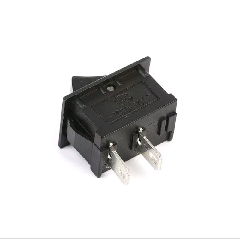 SAKLAR ROCKER SWITCH ON/OFF 2PIN HITAM