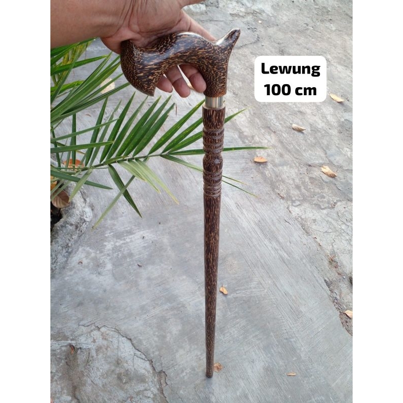 Tongkat Jalan Kayu Liwung Hitam Asli/tongkat Jalan 1meter/Tongkat Kayu Langka/tongkat Kayu Termurah/