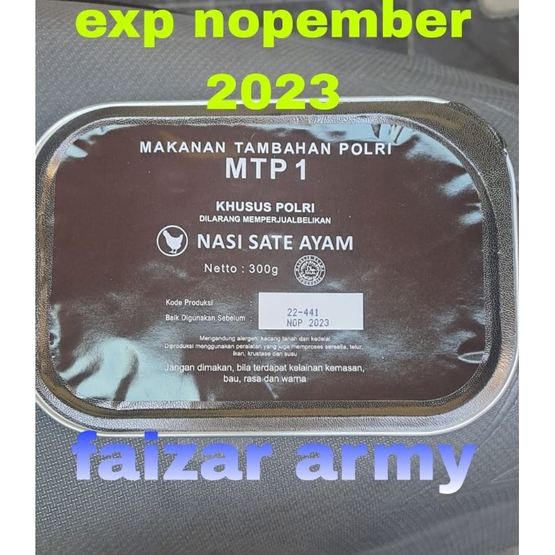 

Fz,MAKANAN TNI,RANSUM T2,NARAGA,NASI TENTARA