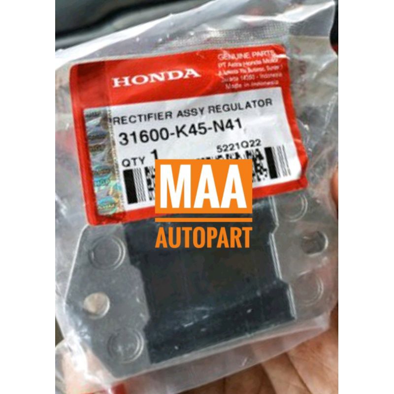 Rectifier Assy Regulator Kiprok Kuprok CBR150R CBR 150R K45G K45N K45R 31600K45N41 Asli