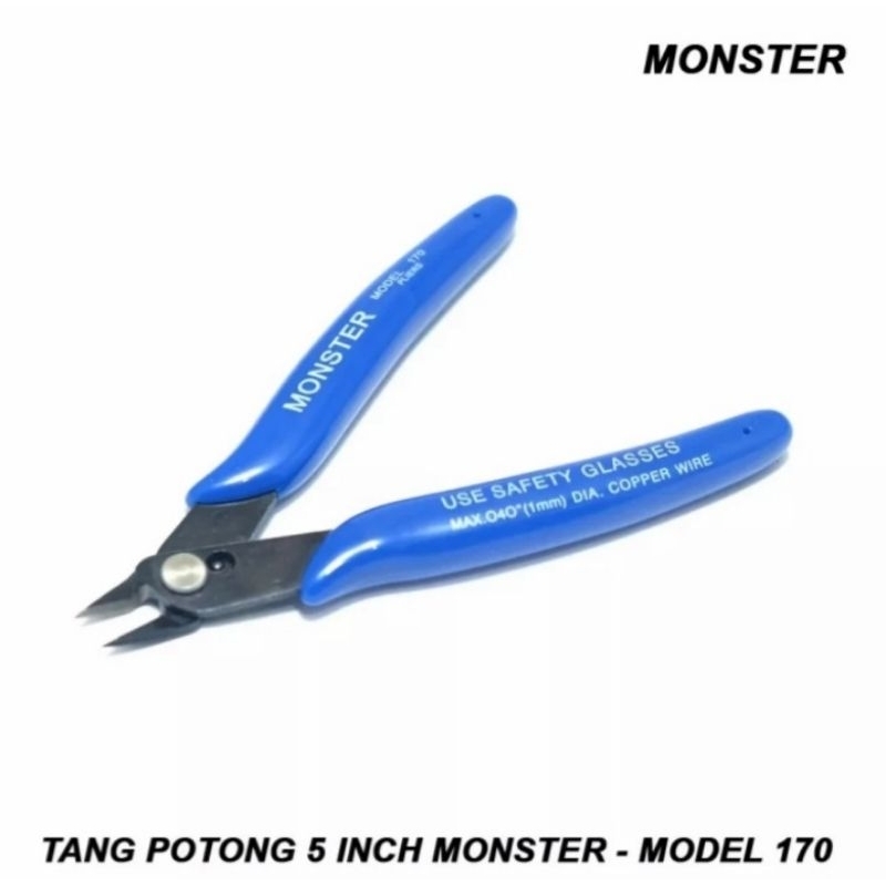 Tang potong 5 inch monster / tang potong runner tamiya