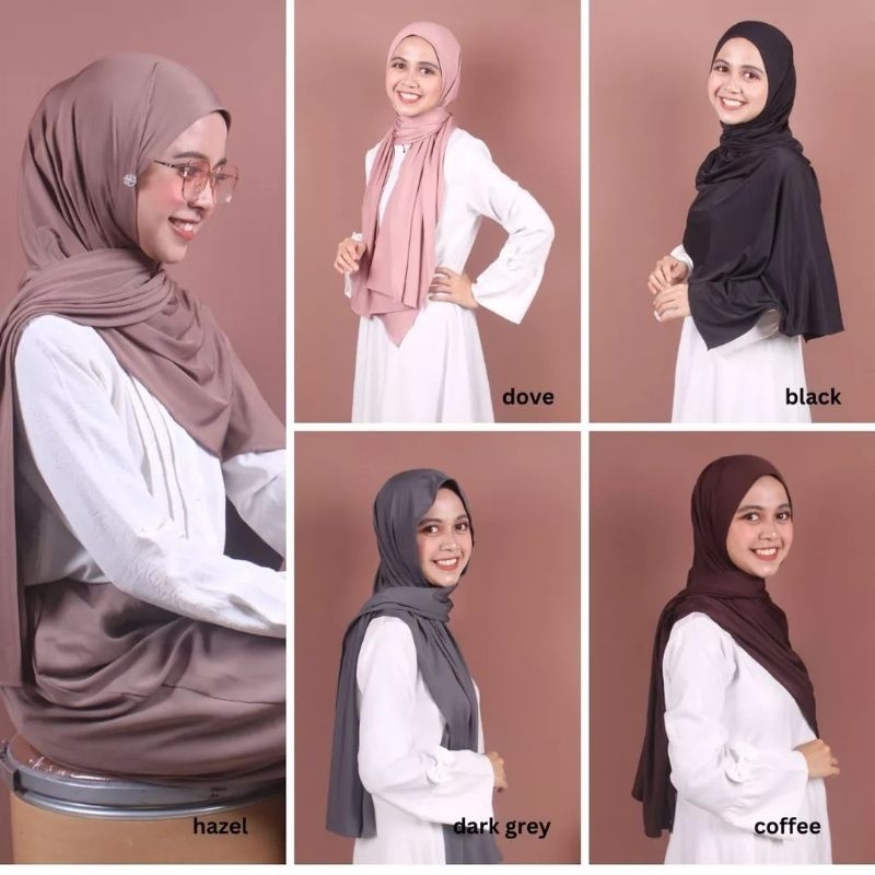 Hijab Jersey Terbaru/ Pasmina Panjang Jeersey Premium/Jilbab Jersey Panjang