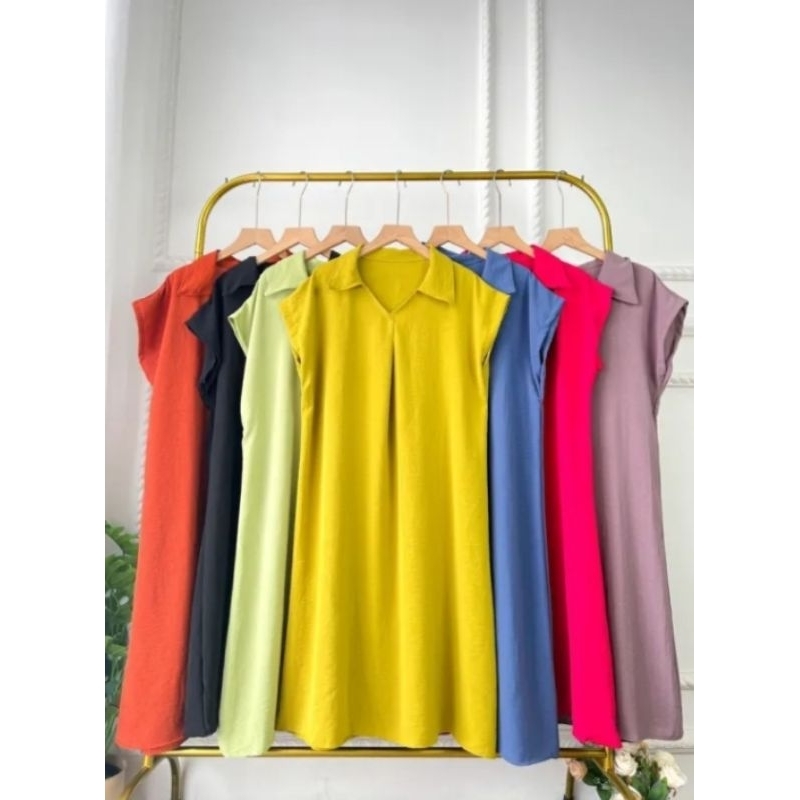 Tiara dress Korea top V neck