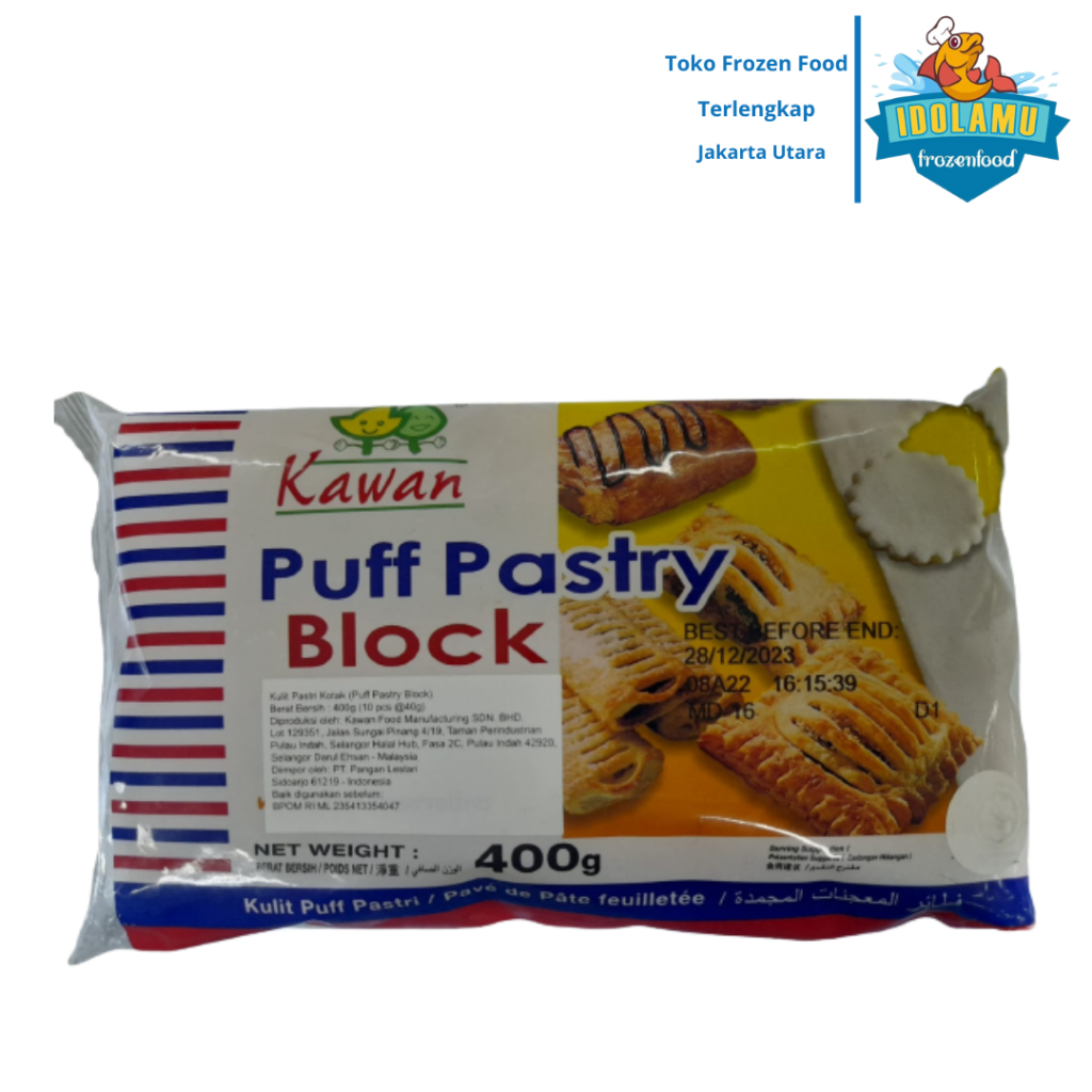 

KAWAN PUFF PASTRY BLOCK 400 GR
