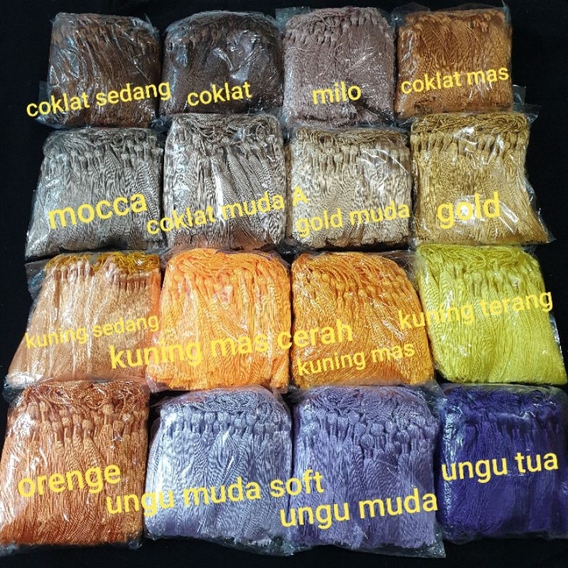 Tassel Rumbai Warna Per 100 Pcs Part 2