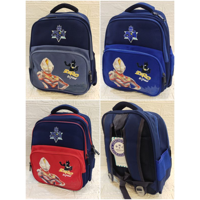 Tas Ransel anak Laki-laki Tas Ransel Tk Motif Ultraman Ransel anak import