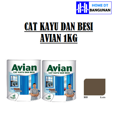 Cat Kayu Besi Avian 1kg (303** suede)