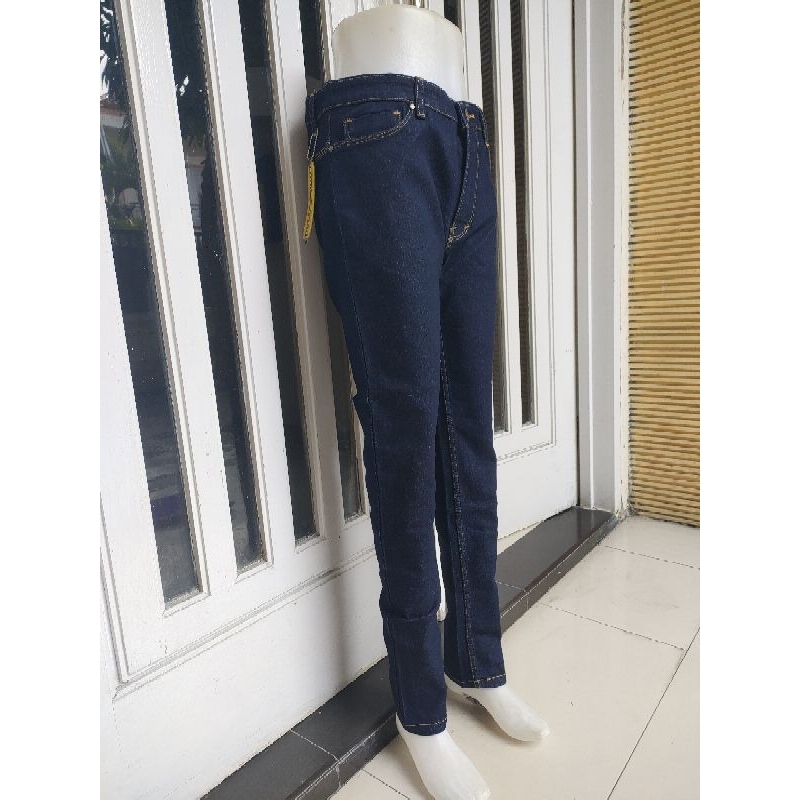 Celana Panjang Wanita Bahan Garmen Jeans Jumbo