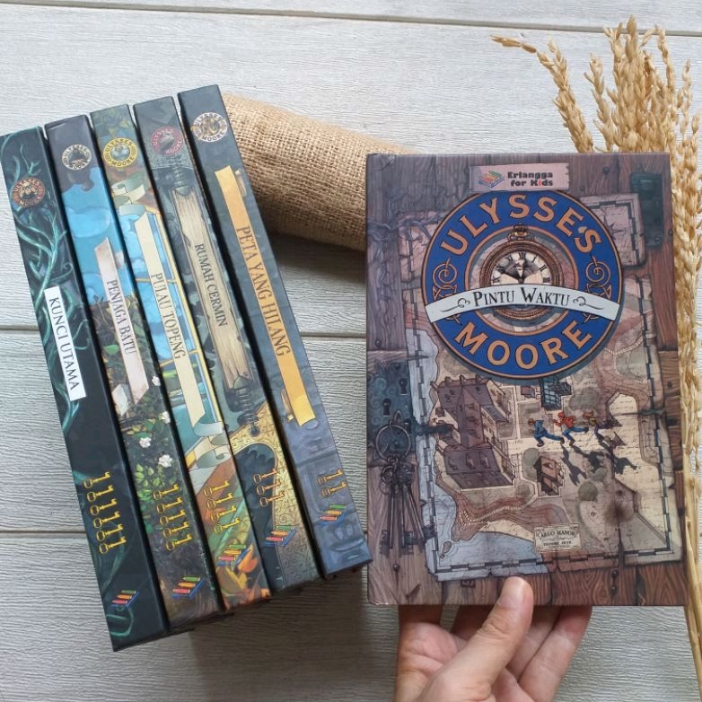 Original - Paket buku Erlangga For Kids ULYSSES MOORE buku 1.2.3.4.5.6