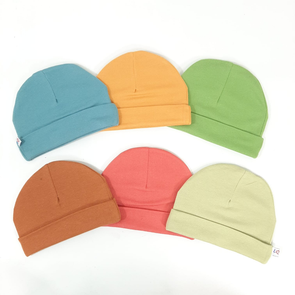 Little Q Topi Kupluk Polos Warna