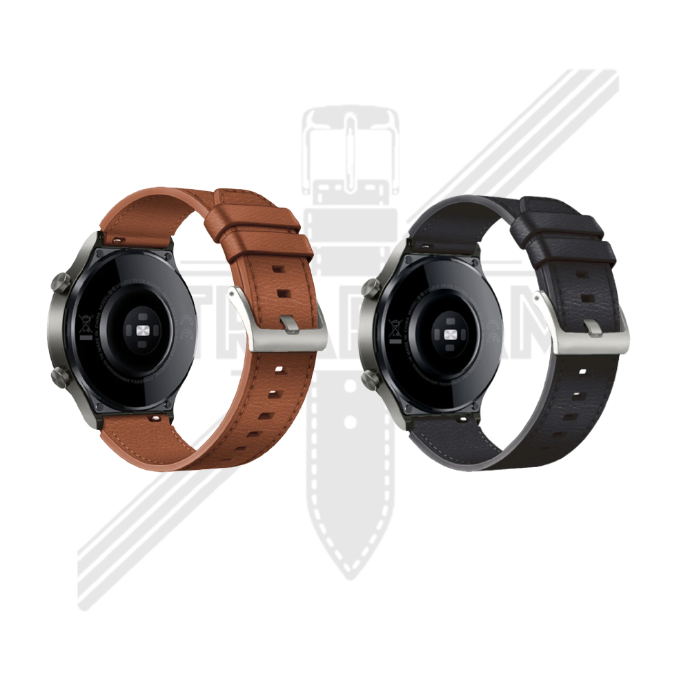 ZGT Tali Jam Huawei Watch Buds 47mm - Strap 22mm Leather Kulit Quick Release