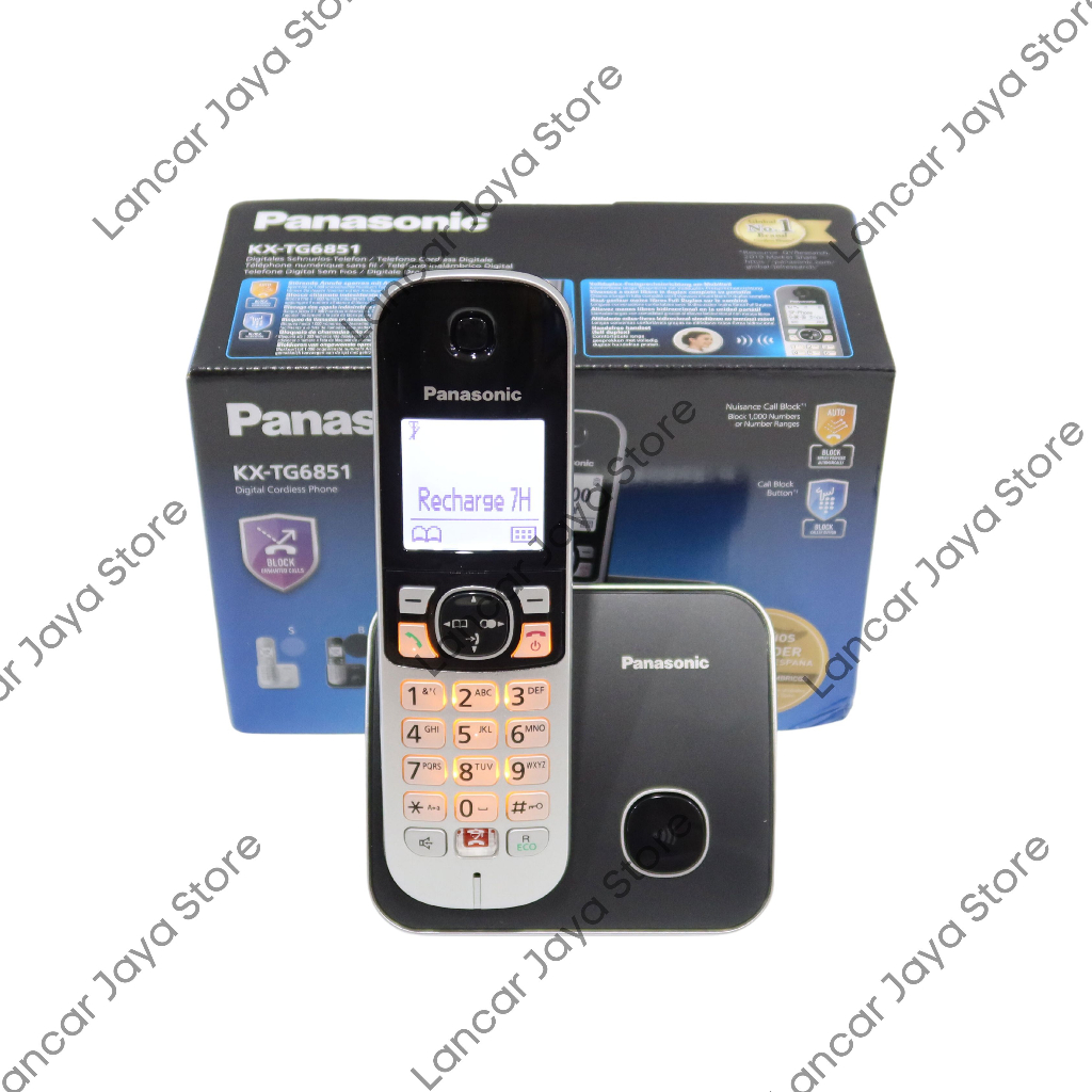 Telepon Wireless Panasonic KX-TG6851 Cordless Panasonic KX-TG6851