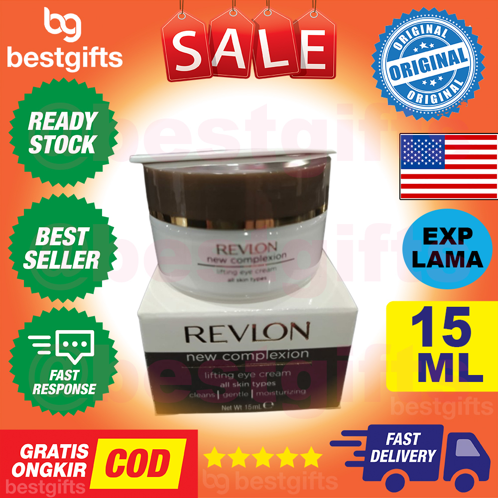 REVLON NEW COMPLEXION LIFTING EYE CREAM UNTUK GARIS HALUS DAN KERUTAN 15 ML