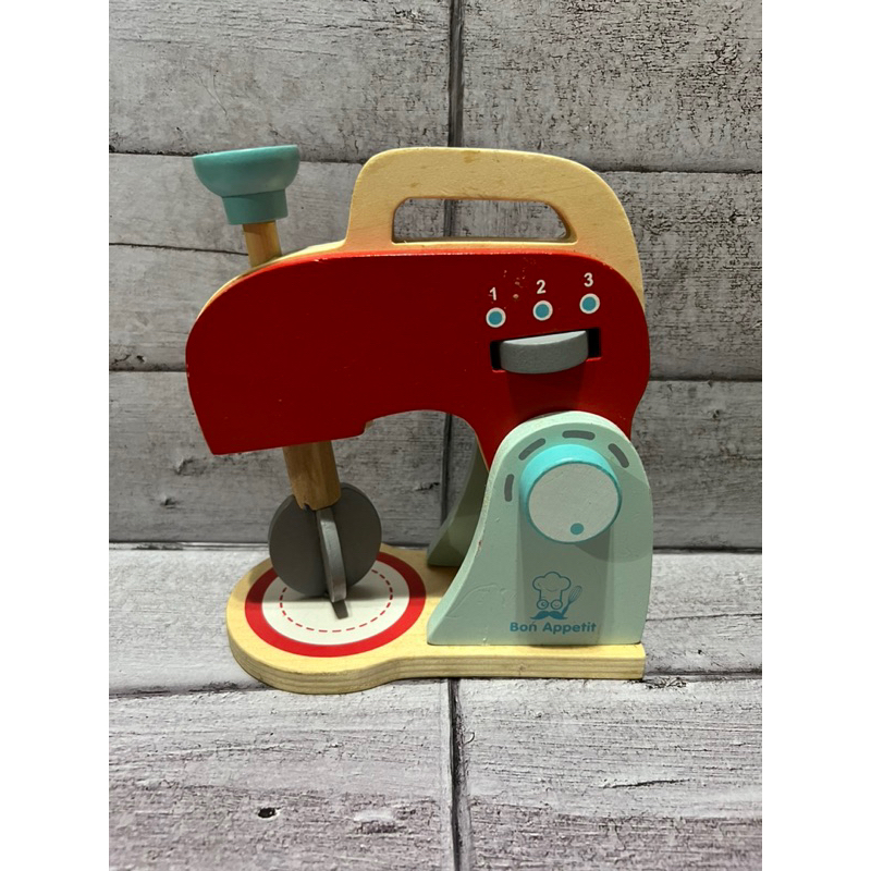 (PRELOVED) WOODEN MIXER TOYS FOR KIDS MAINAN MASAKAN KAYU ANAK