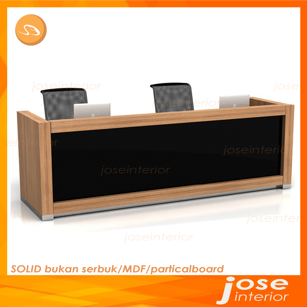 MEJA CUSTOM RESEPSIONIS MINIMALIS