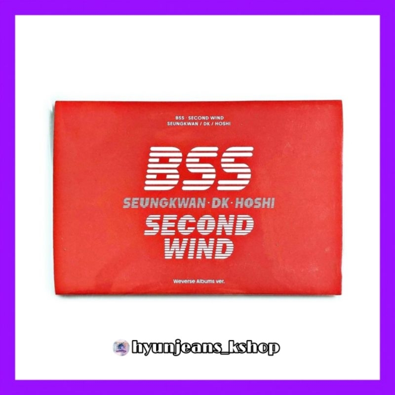 [READY STOCK] BSS (Seungkwan, DK, Hoshi) SEVENTEEN The 1st Single Album - SECOND WIND : FIGHTING (We