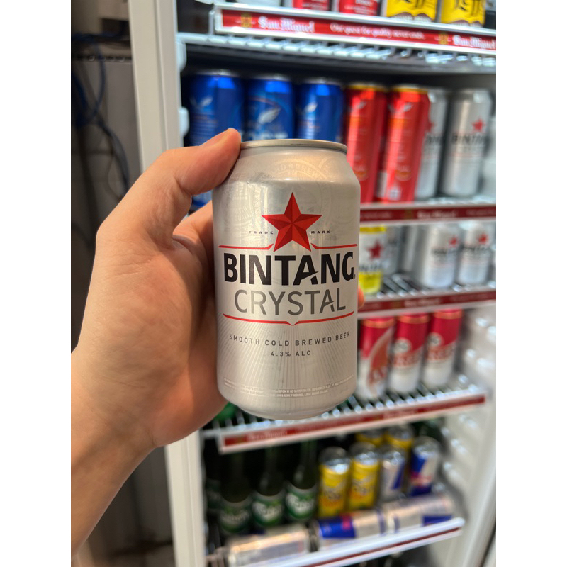 BIR BINTANG CRYSTAL 320 ml CAN KALENG KECIL