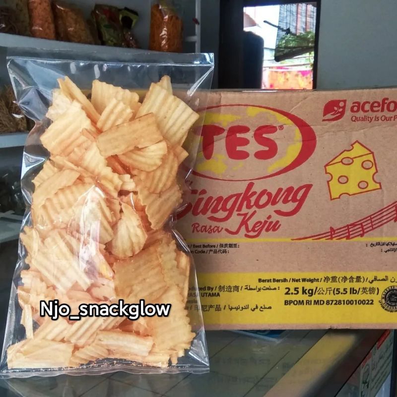 

KERIPIK SINGKONG KEJU TES 250gr