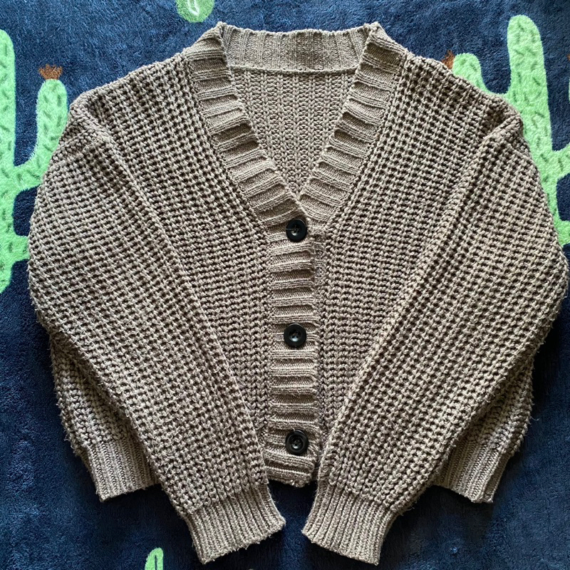 preloved cardigan crop