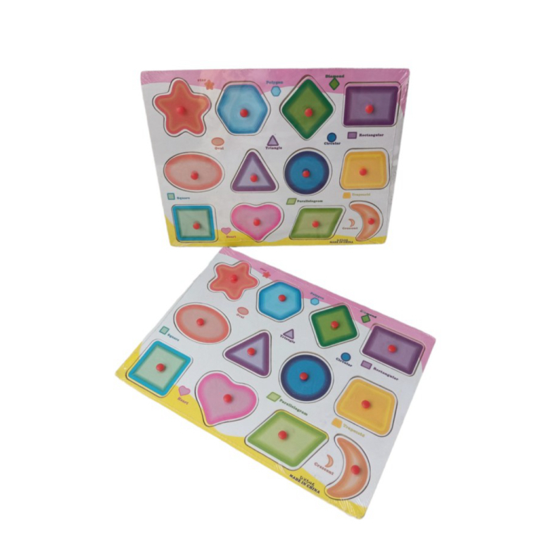 

Unik Mainan Anak Wooden Puzzle Kayu Montessori Geometri Mainan Edukasi Anak Berkualitas