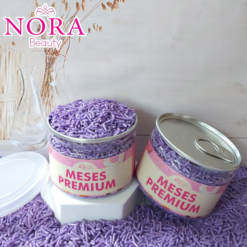 

Sprinkle Cokelat Topping Kue / Meses Butiran Warna Ungu Premium Kemasan CAN Premium //murah