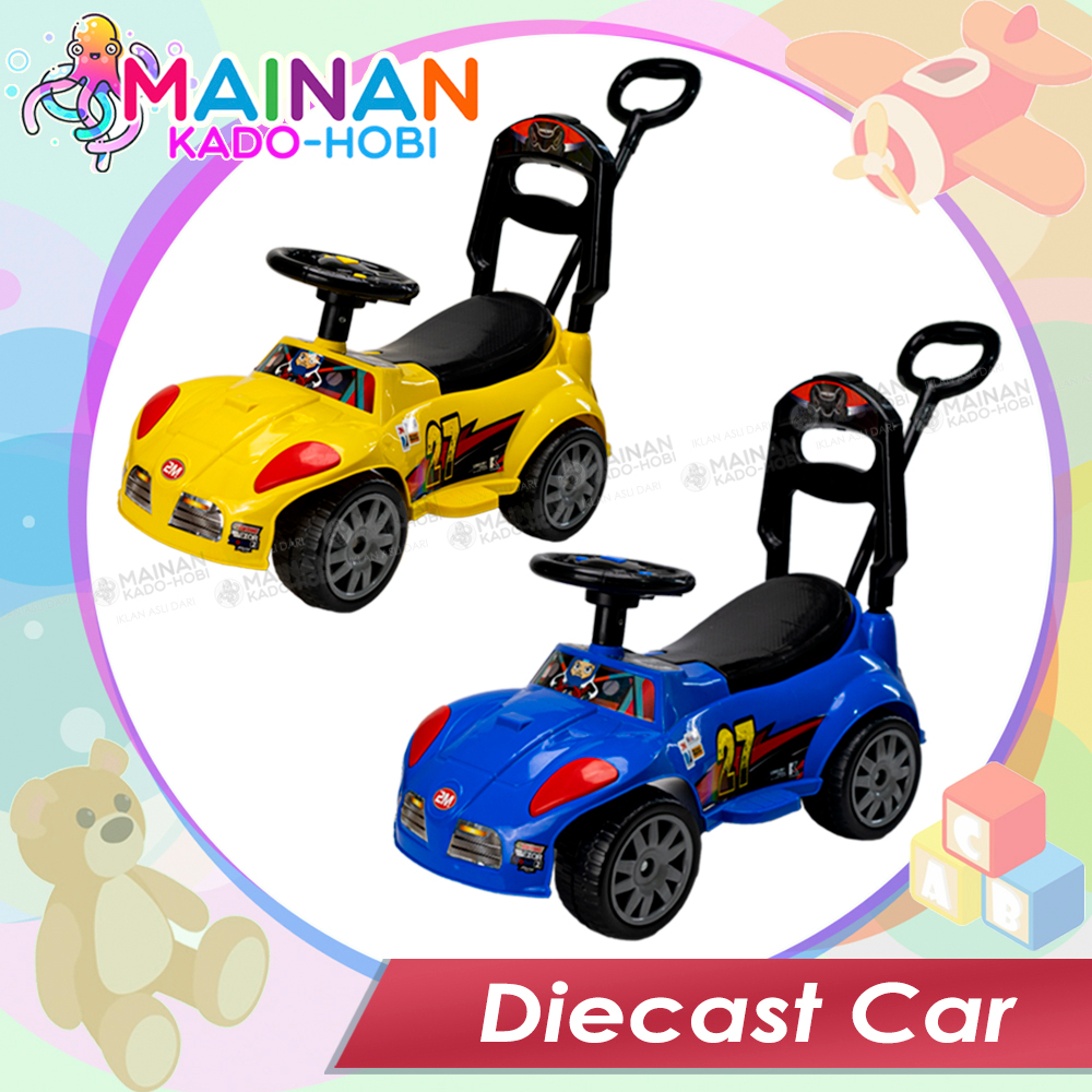 HADIAH ULANG TAHUN MAINAN ANAK DIECAST RACING CAR MOBIL DUDUK DORONG BALAP