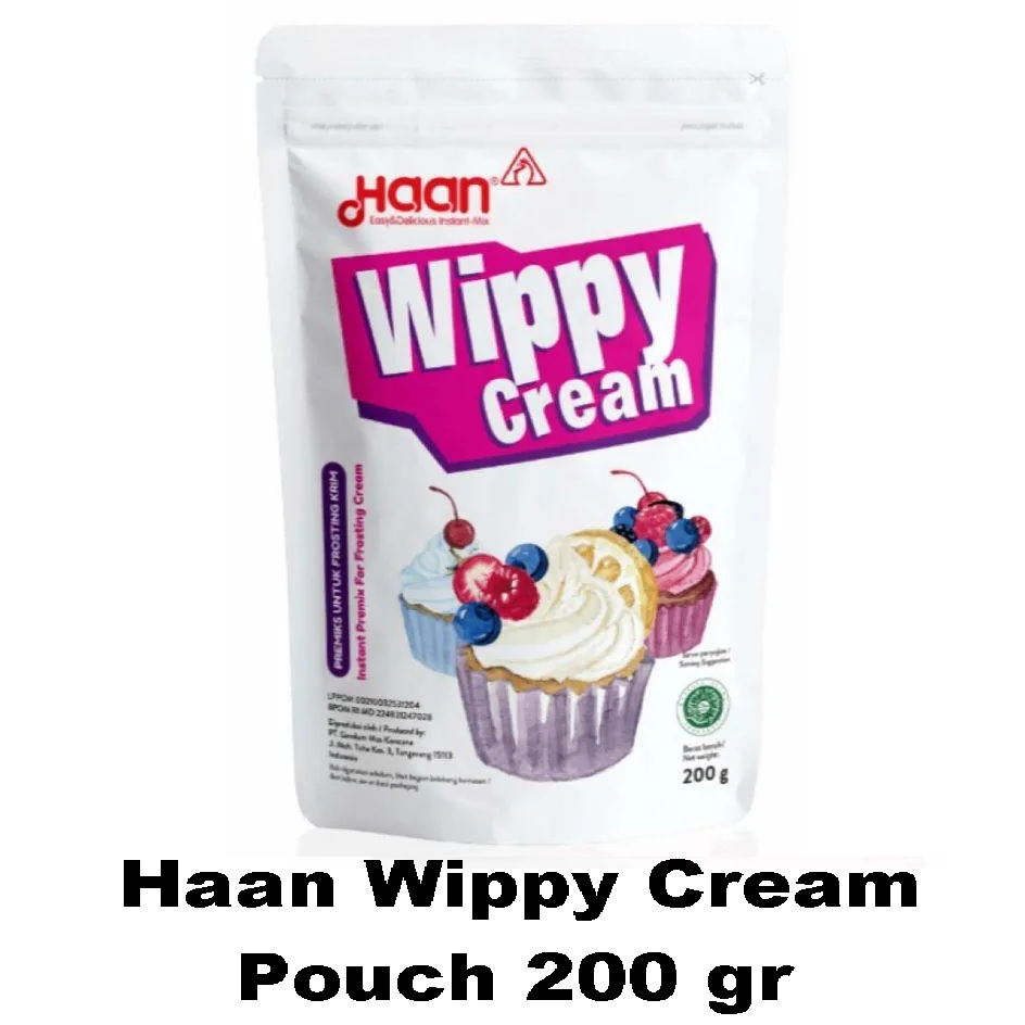 

Haan Wippy Cream Pouch 200 gr