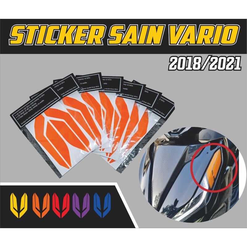 Sticker Cutting Sein Transparan Vario 125/150 New 2018-2021