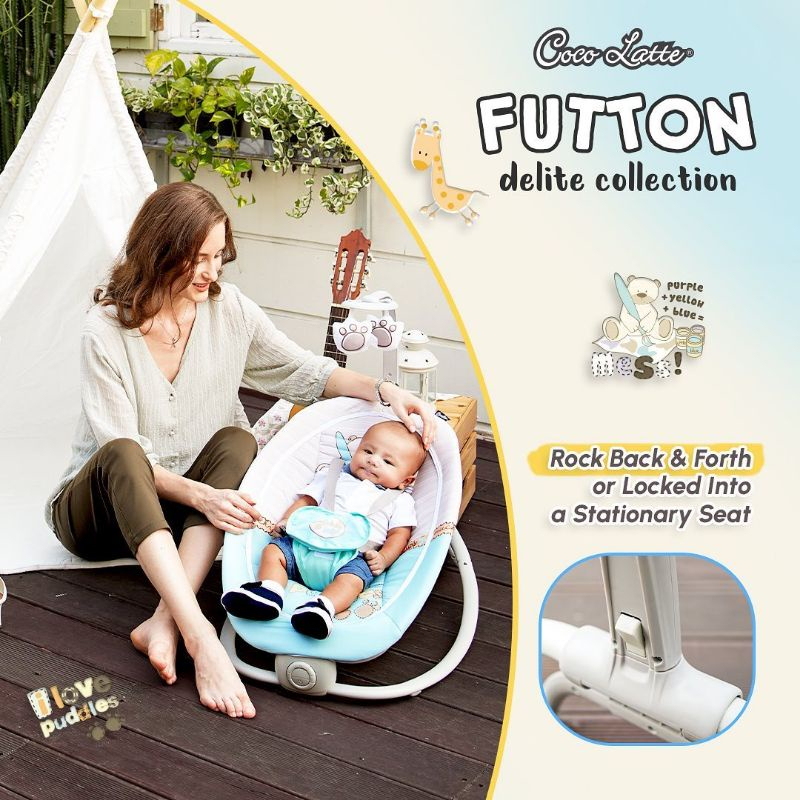 Makassar - Bouncer Bayi Baby Cocolatte Futton Fun Collection Fold Up Rocker