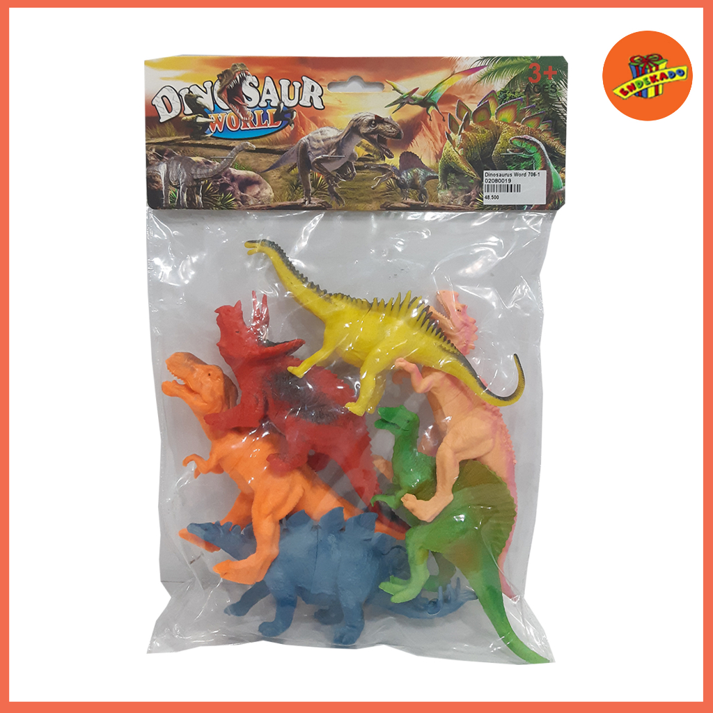 Dinosaurus World Dino Karet - Mainan Anak Dinosaur Set