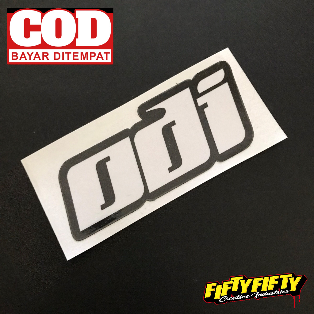 Stiker Print Cut ODI Stiker Printing Laminasi Glossy Stiker Motor Mobil Helm Sudah Membentuk Pola Desain