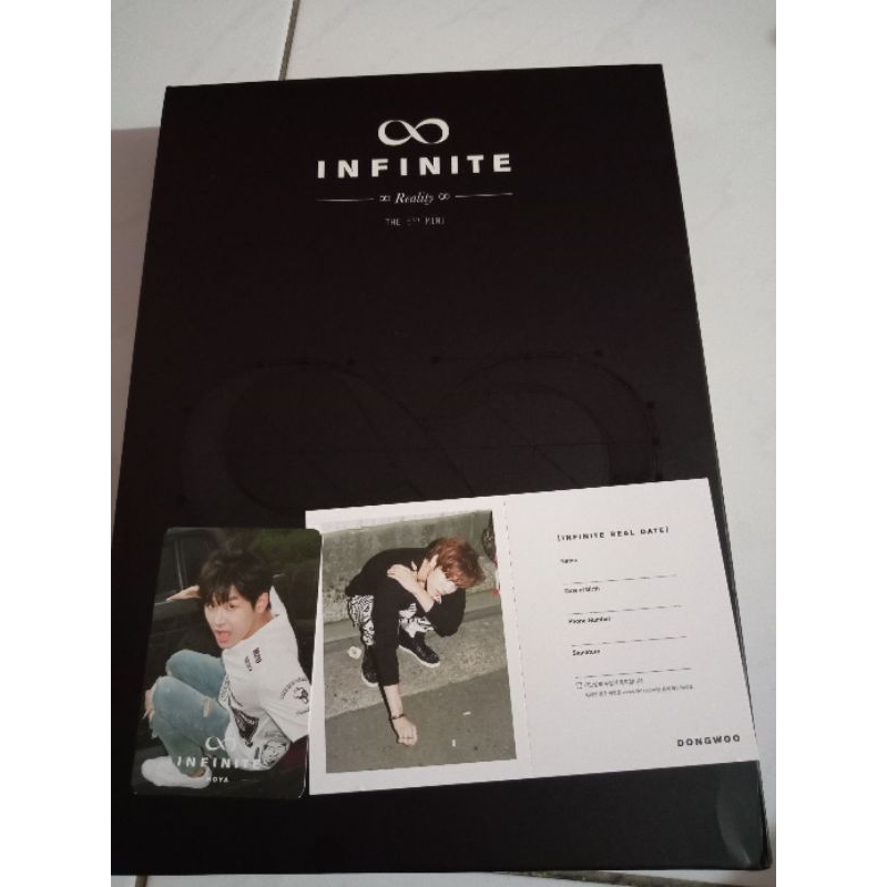 album Korea Infinite "Reality" Limited Edition PC Hoya & RD Dongwoo