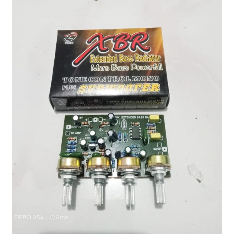 Kit XBR Extended Bass Radiator Tone Control Mono Plus Subwoofer VACCO